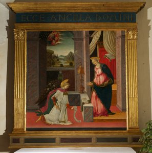 Bebudelsen (tempera på tre)